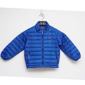 Patagonia Kids Vibrant Blue Puffer Coat